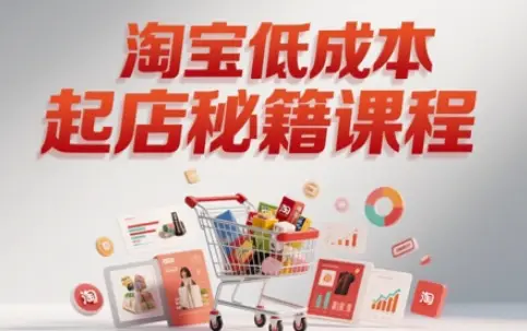 淘宝低成本起店系统课,助你快速起店,实现弯道超车 淘宝低成本起店系统课,助你快速起店,实现弯道超车