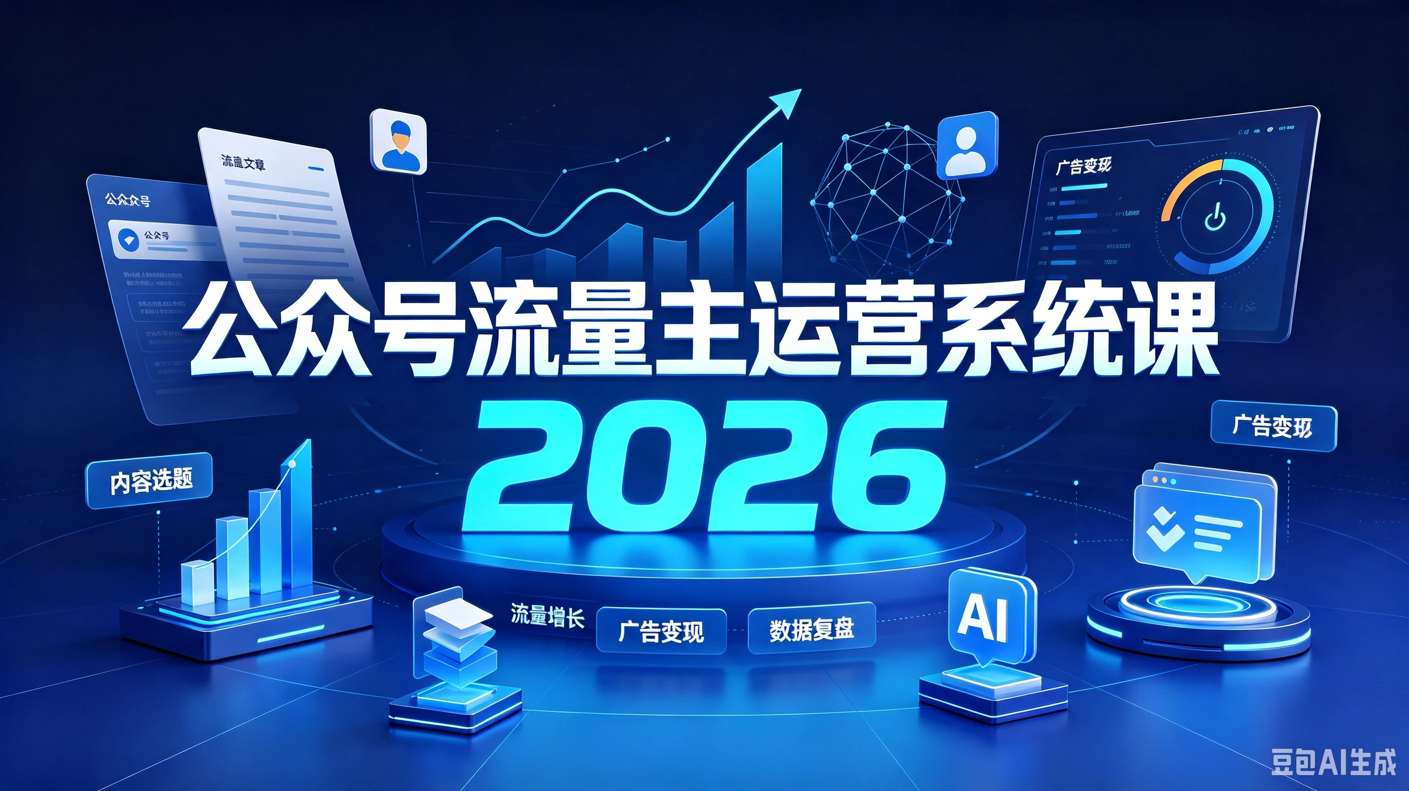 公众号流量主运营系统课,批量做号隔离方法、高爆率选题方法,全都教会你(更新2026年7月) 公众号流量主运营系统课,批量做号隔离方法、高爆率选题方法,全都教会你(更新2026年7月)