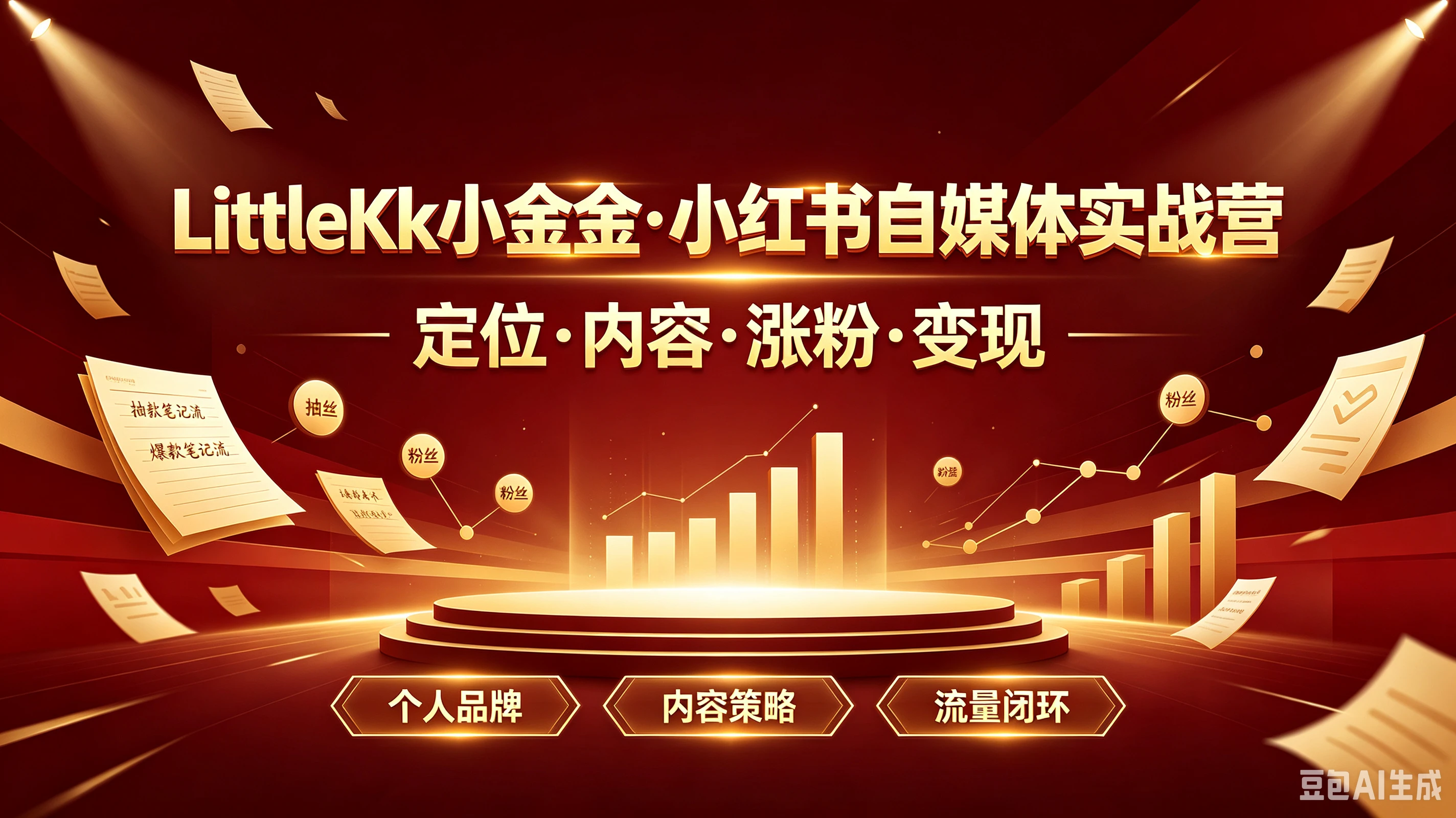 【精】LittleKk小金金·小红书自媒体实战营一定位·内容·涨粉·变现,个人品牌、内容策略、流量闭环 【精】LittleKk小金金·小红书自媒体实战营一定位·内容·涨粉·变现,个人品牌、内容策略、流量闭环