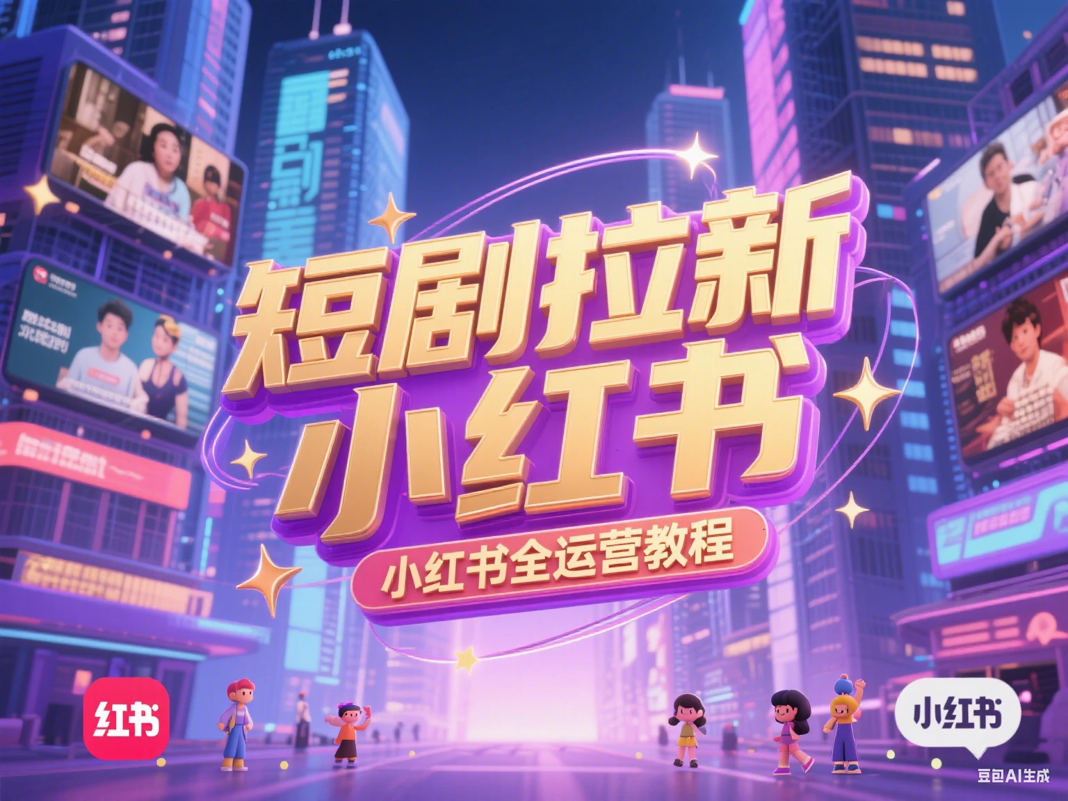 【精】短剧拉新 小红书全运营教程 【精】短剧拉新 小红书全运营教程