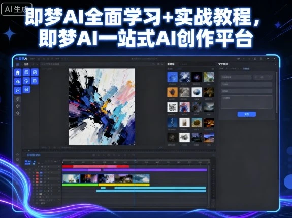 【精】即梦AI全面学习+实战教程,即梦AI一站式AI创作平台 【精】即梦AI全面学习+实战教程,即梦AI一站式AI创作平台