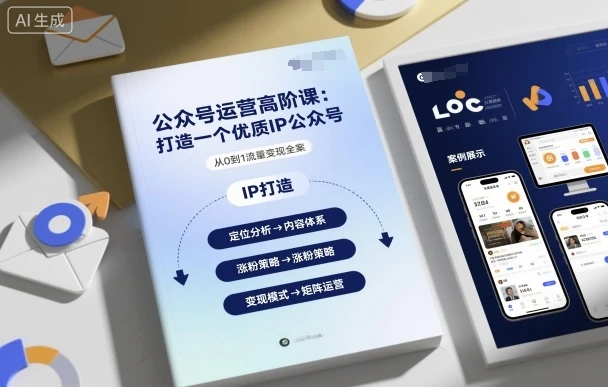 【精】公众号运营高阶课,打造一个优质IP公众号 【精】公众号运营高阶课,打造一个优质IP公众号
