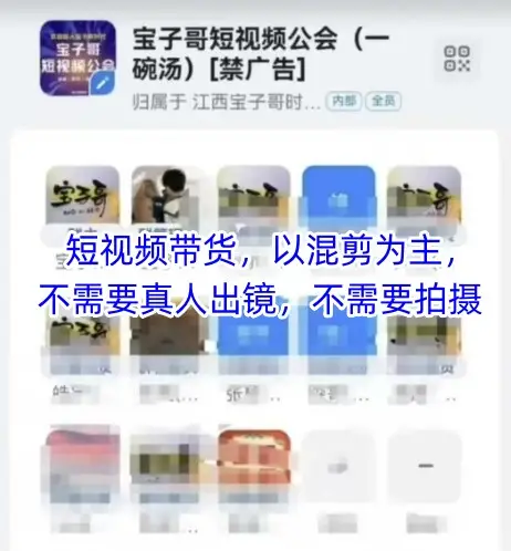 宝子哥头部团队短视频带货,以混剪为主,不需要真人出镜,不需要拍摄【更新】 宝子哥头部团队短视频带货,以混剪为主,不需要真人出镜,不需要拍摄【更新】