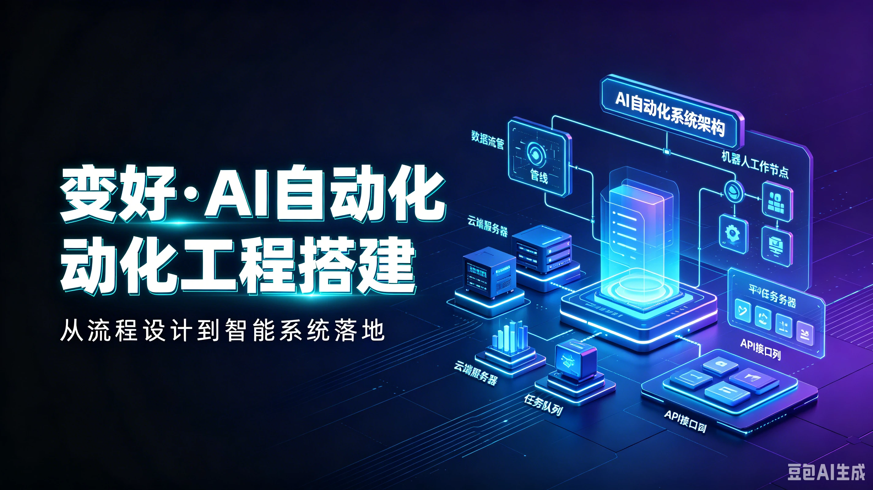 【精】变好·AI自动化工程搭建,从流程设计到智能系统落地 【精】变好·AI自动化工程搭建,从流程设计到智能系统落地
