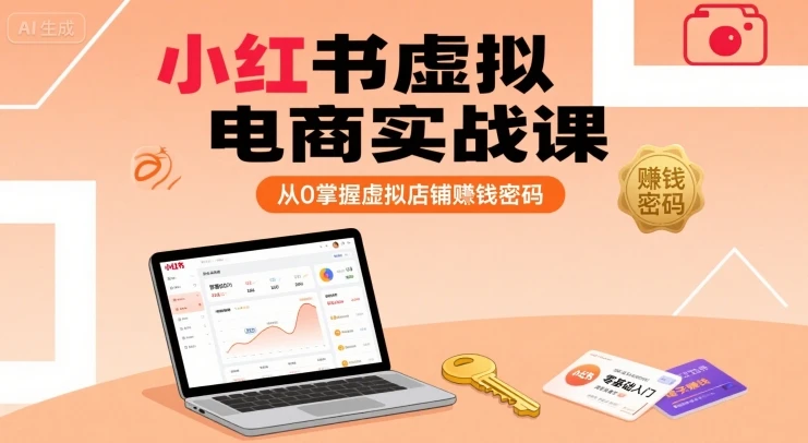 【精】小红书虚拟电商实战课,从0掌握虚拟店铺賺钱密码(更新) 【精】小红书虚拟电商实战课,从0掌握虚拟店铺賺钱密码(更新)