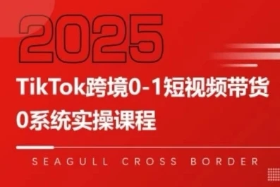 【精】TikTok跨境0-1短视频带货,系统拆解TikTok跨境带货全链路,实现跨境可持续盈利 【精】TikTok跨境0-1短视频带货,系统拆解TikTok跨境带货全链路,实现跨境可持续盈利