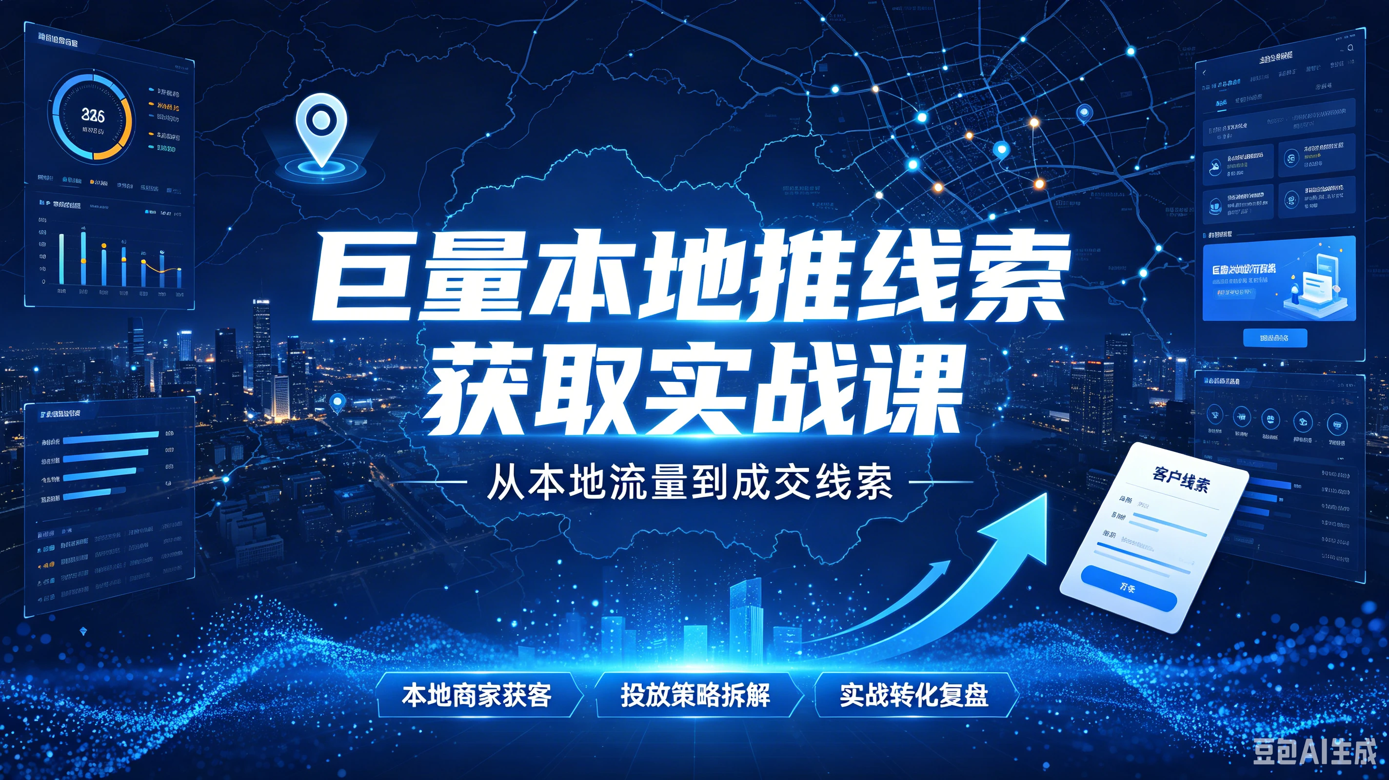 【精】巨量本地推线索获取实战课,从曝光到线索的增长闭环,本地商家获客实战指南 【精】巨量本地推线索获取实战课,从曝光到线索的增长闭环,本地商家获客实战指南