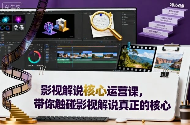 【精】影视解说核心运营课,带你触碰影视解说真正的核心 【精】影视解说核心运营课,带你触碰影视解说真正的核心