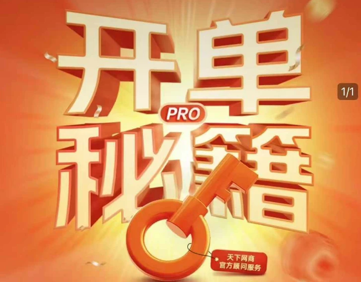 【精】天下网商-开单秘籍PRO淘天实战陪跑计划(2026年6月价值3980元) 【精】天下网商-开单秘籍PRO淘天实战陪跑计划(2026年6月价值3980元)