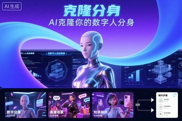 AI数字人认知实操课,克隆你的数字人分身 AI数字人认知实操课,克隆你的数字人分身