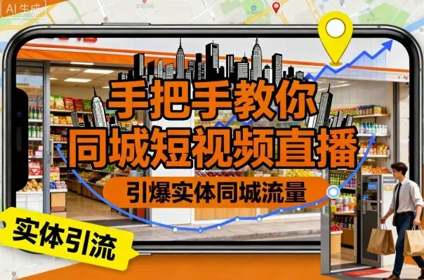 【精】手把手教你同城短视频直播,引爆实体同城流量 【精】手把手教你同城短视频直播,引爆实体同城流量
