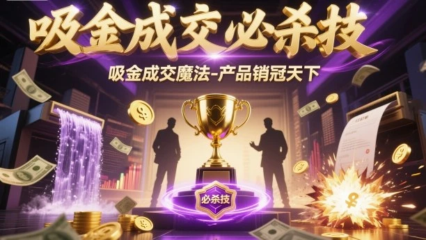 【精】吸金成交必杀技,吸金成交魔法-产品销冠天下 【精】吸金成交必杀技,吸金成交魔法-产品销冠天下