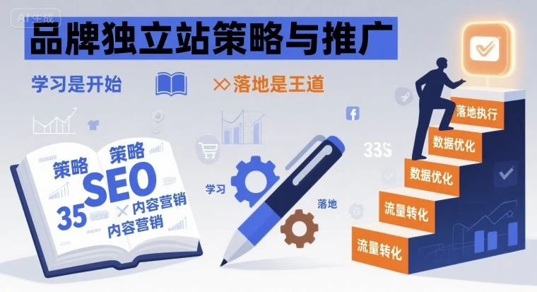 【精】品牌独立站策略与推广,学习是开始,落地是王道 【精】品牌独立站策略与推广,学习是开始,落地是王道
