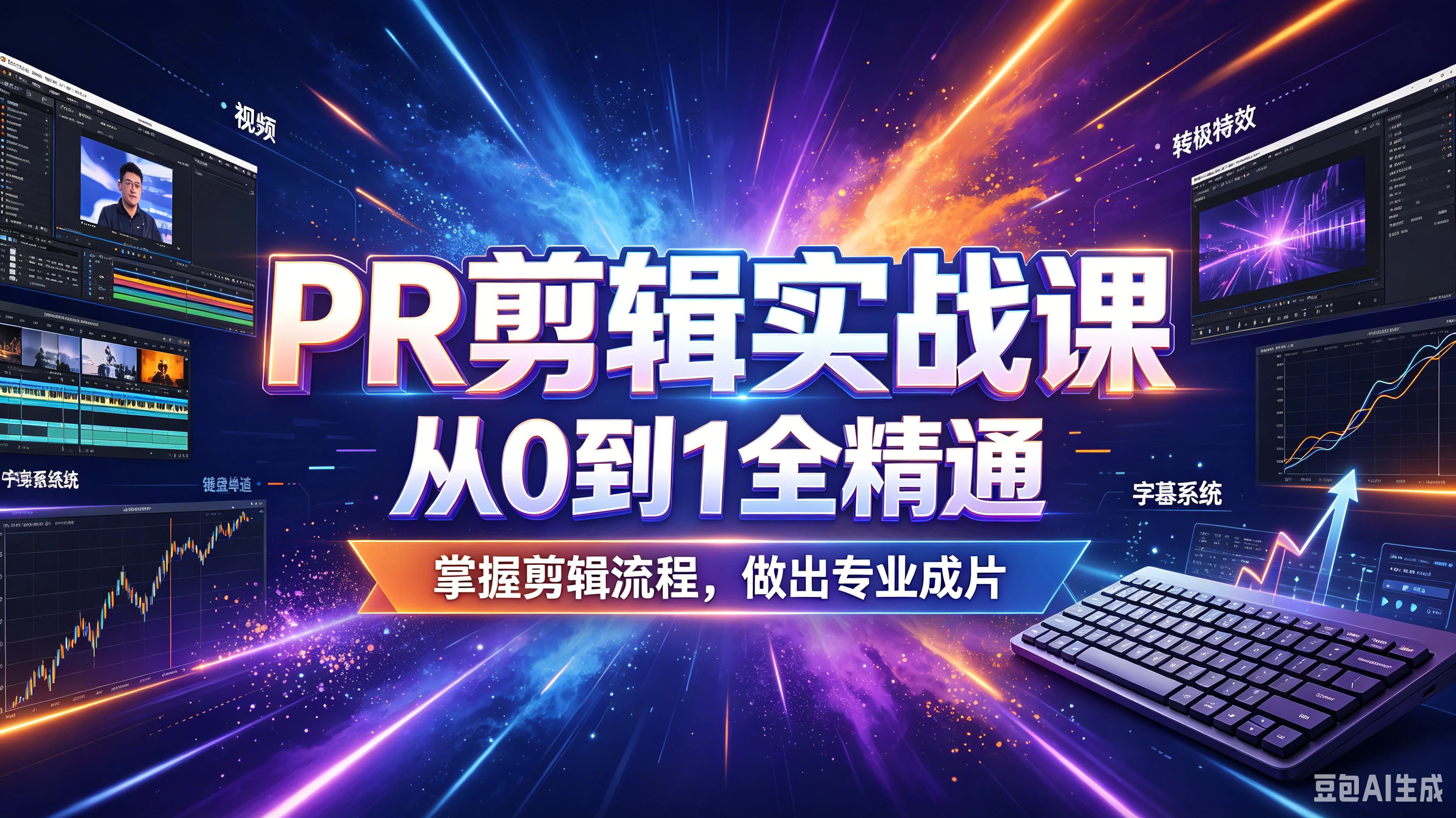 【精】PR剪辑实战课,从0到1全精通,掌握剪辑流程,做出专业成片 【精】PR剪辑实战课,从0到1全精通,掌握剪辑流程,做出专业成片