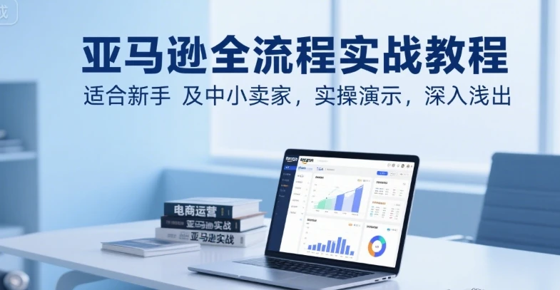 【精】亚马逊全流程实战教程,适合新手及中小卖家,实操演示,深入浅出 【精】亚马逊全流程实战教程,适合新手及中小卖家,实操演示,深入浅出