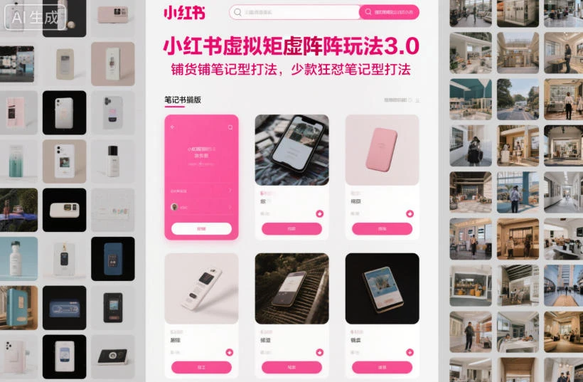 【精】小红书虚拟矩阵玩法3.0,铺货铺笔记型打法,少款狂怼笔记型打法 【精】小红书虚拟矩阵玩法3.0,铺货铺笔记型打法,少款狂怼笔记型打法