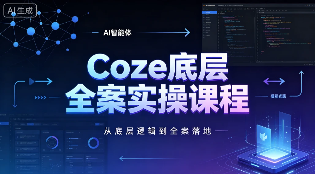 【精】华仔coze扣子底层全案实操课程,从底层逻辑到全案落地 【精】华仔coze扣子底层全案实操课程,从底层逻辑到全案落地