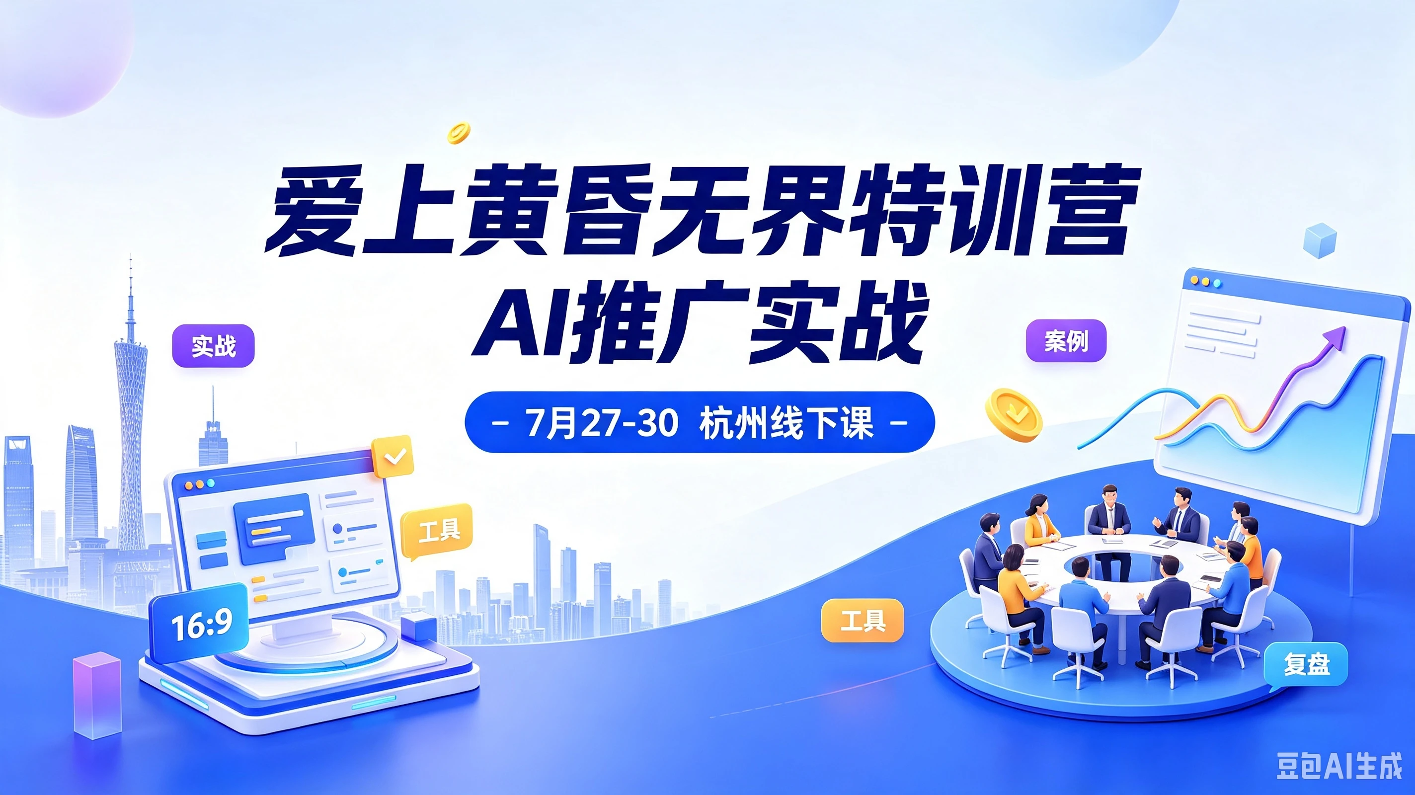 【精】爱上黄昏无界特训营AI推广实战7月27-30杭州线下课,淘宝天猫AI推广、直通车人群、全套PPT SOP思维导图资料包 【精】爱上黄昏无界特训营AI推广实战7月27-30杭州线下课,淘宝天猫AI推广、直通车人群、全套PPT SOP思维导图资料包