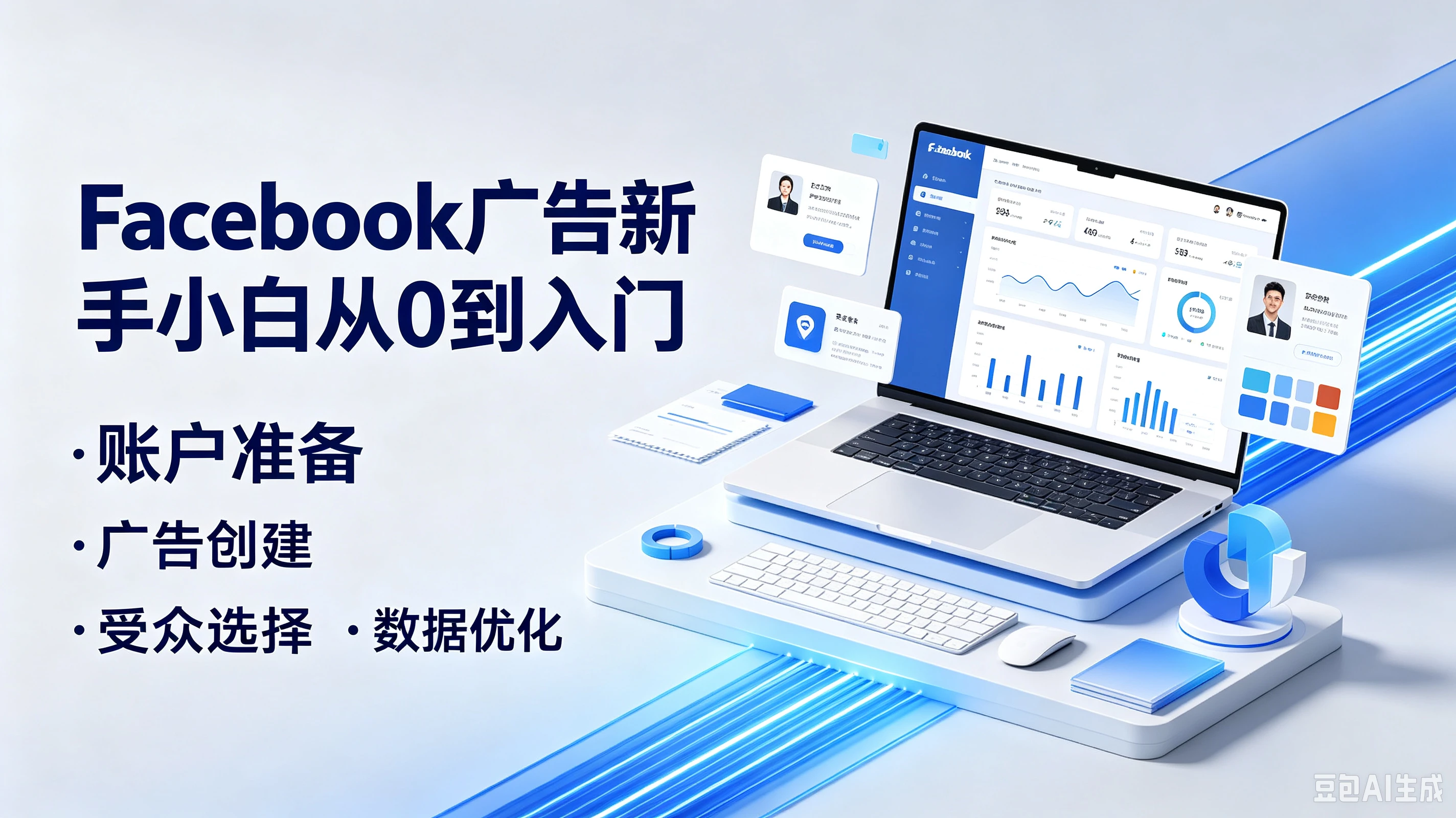 【精】Facebook广告新手小百从0到入门,账户准备·广告创建·受众选择、数据优化 【精】Facebook广告新手小百从0到入门,账户准备·广告创建·受众选择、数据优化
