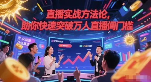 直播实战方法论,助你快速突破万人直播间门槛 直播实战方法论,助你快速突破万人直播间门槛
